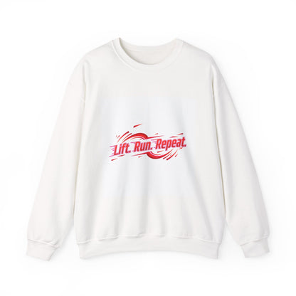 Lift. Run. Repeat. Sweatshirt | Fitness Shirt, Gym Motivation Activewear