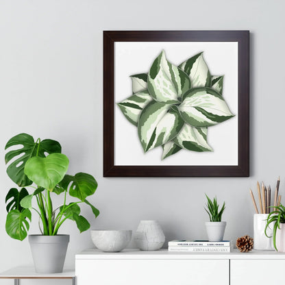 Manjula Pothos Framed Print – Botanical Wall Art