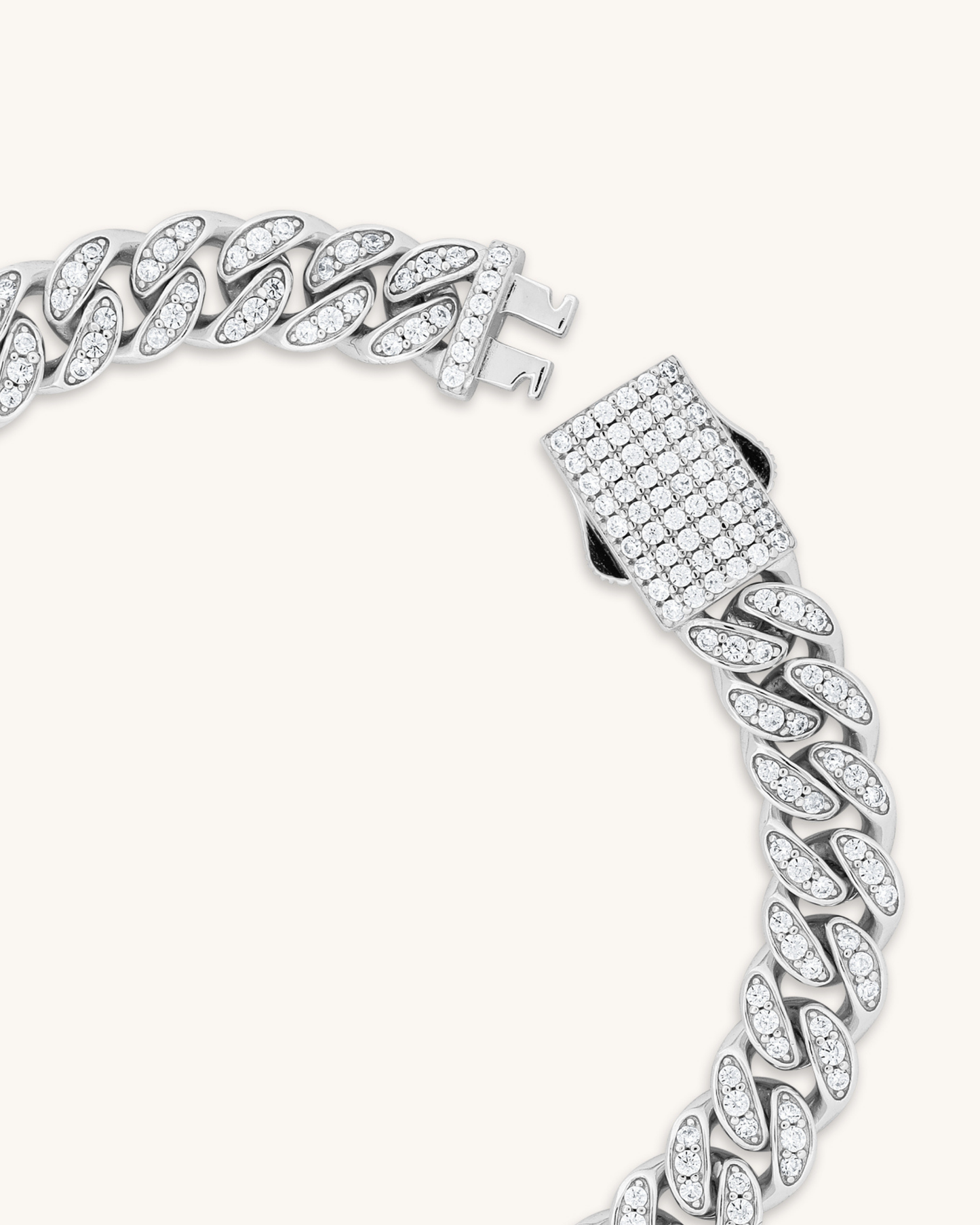 8mm Monaco Cuban Bracelet