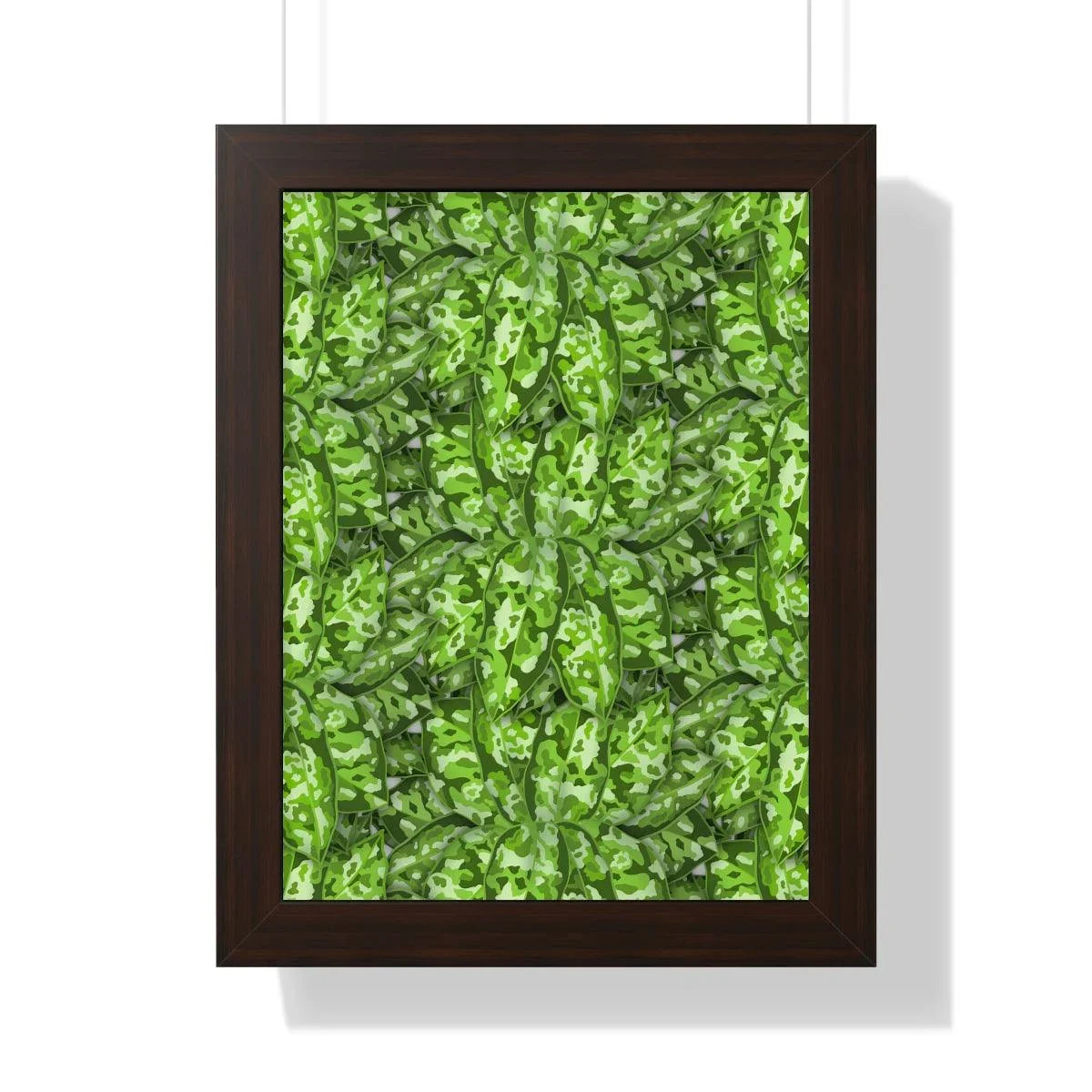 Aglaonema Pictum Framed Print – Botanical Wall Art