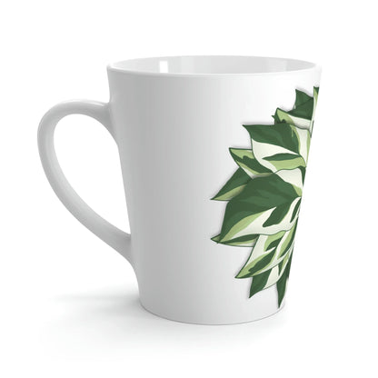 Calathea White Fusion Ceramic Mug 12 oz