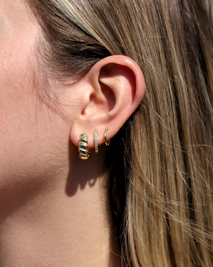 Seashell Hoops