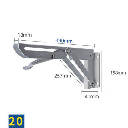 Stainless Steel K-shaped Folding Triangle Bracket Wall Shelf Shelf Support Frame