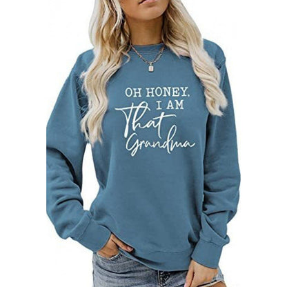 Womens Casual Printed Sweatshirt