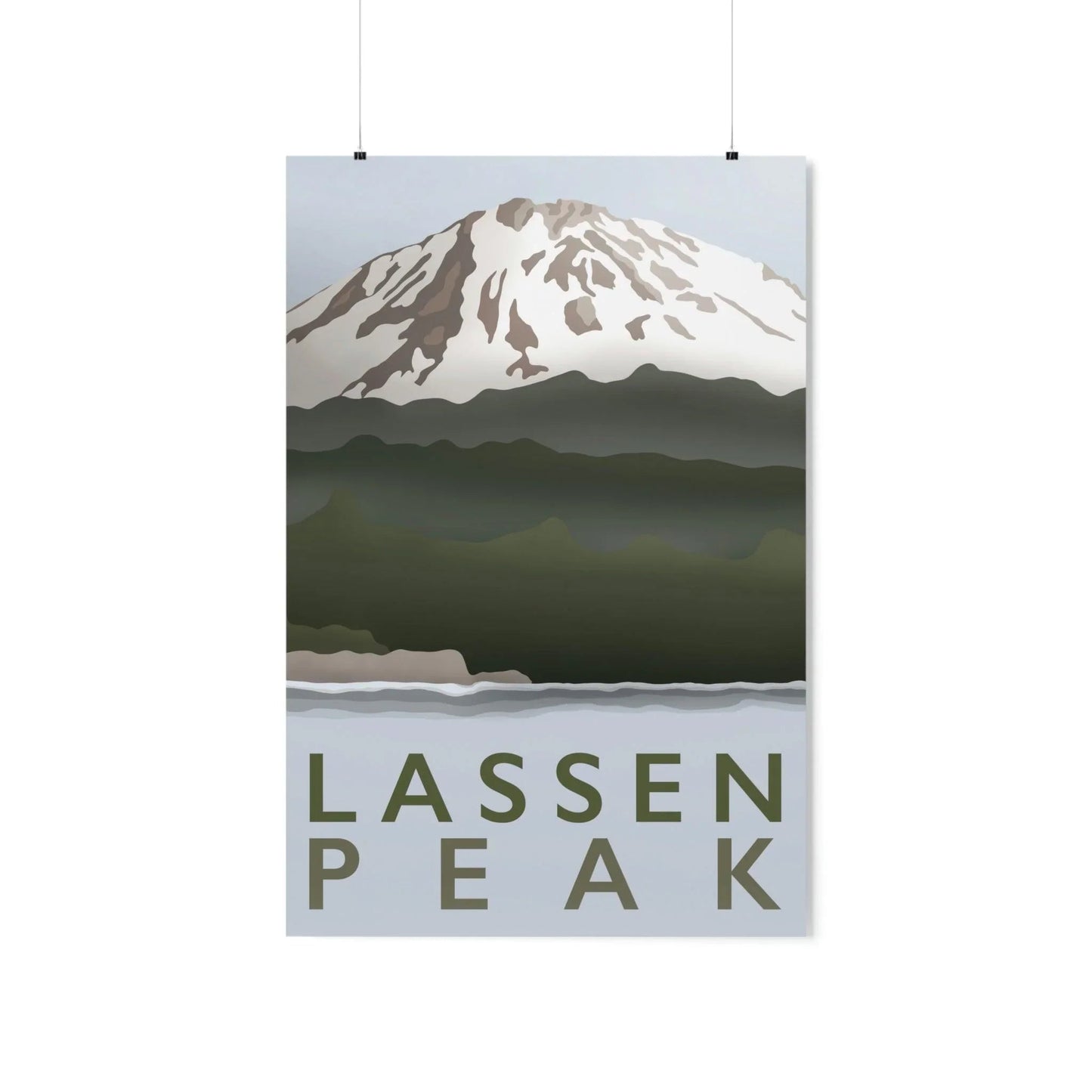 Lassen Peak Print – Unframed Wall Art