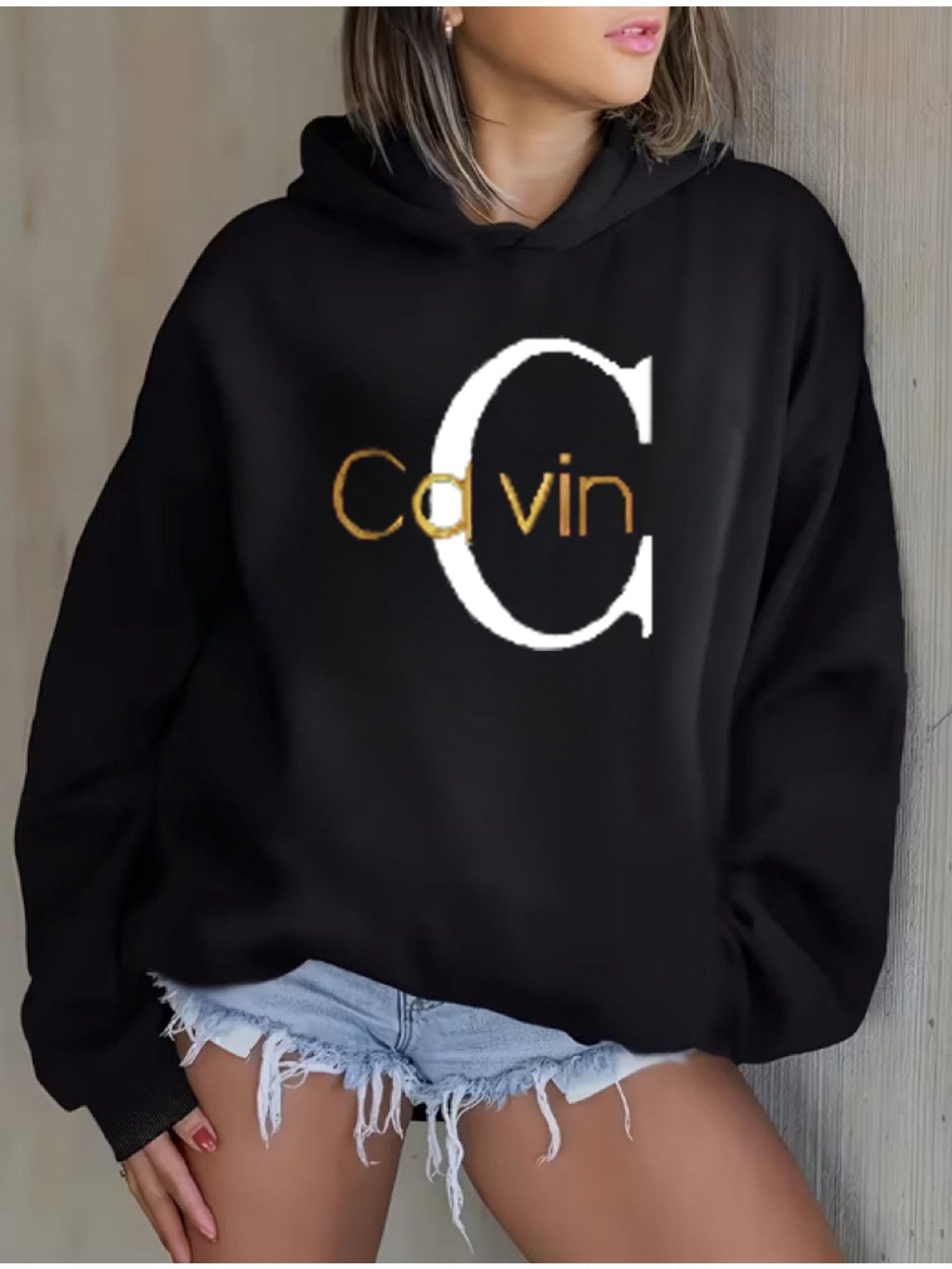 women's hoodie Sweater - Holiday Party Outfit - Soft Everyday Fall Tops - Machine Washable Casual Pullover sweatshirt