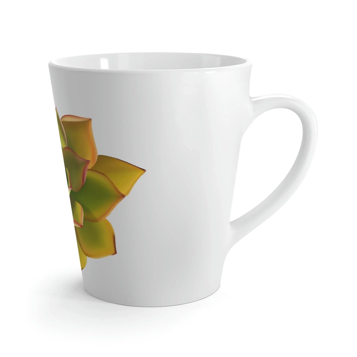 Noble Aeonium Succulent Ceramic Mug 12 oz