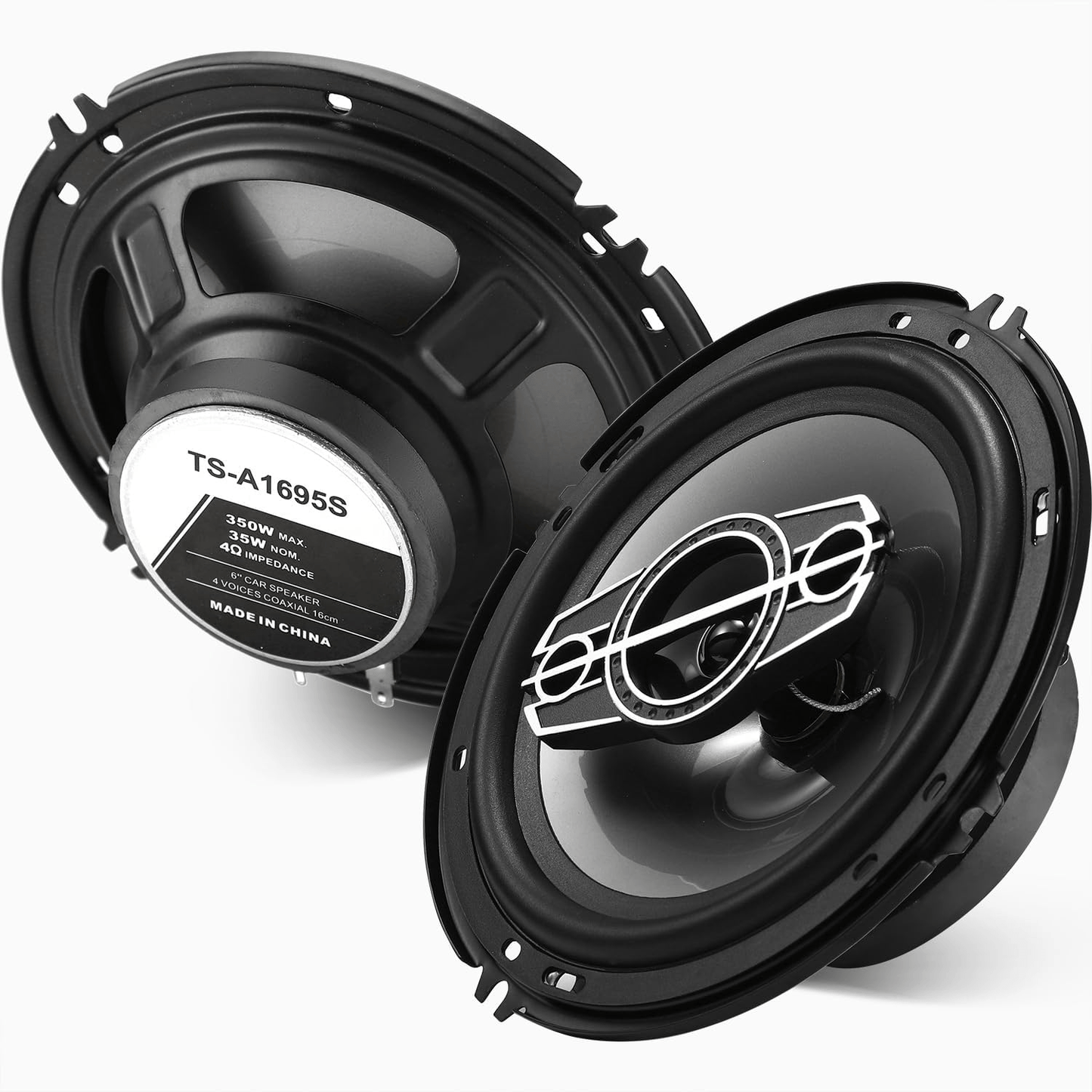 6 X 9 Coaxial Audio Speakers (Pair) 5-way 1000W Peak 4 Ohm Coaxial Tweeters Door Speakers