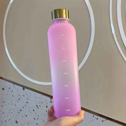 Outdoor Sports Fitness Frosted Gradient Sports Water Cup