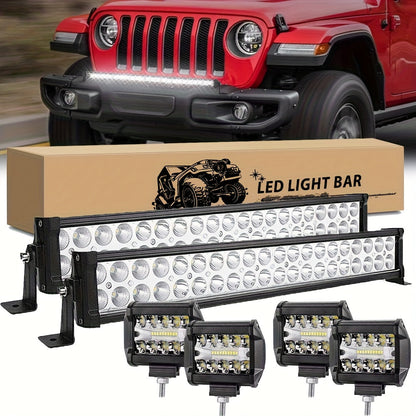 Pro-Series LED Off-Road Light Bar & Work Light Pods | 4" - 21" Weatherproof Lighting Kits
