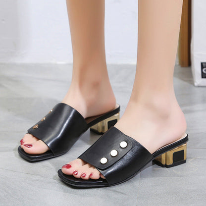 Womens Fashion Wedge Slippers