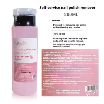 Nail Art Press Bottle Nail Remover Cleaning Solution