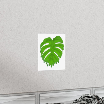 Melting Monstera Botanical Print – Unframed Wall Art