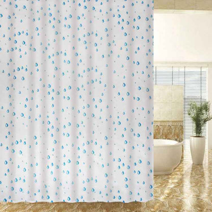 Simple Bathroom Waterproof Partition Shower Curtain