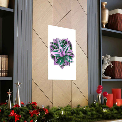 Tradescantia Nanouk Botanical Print – Unframed Wall Art