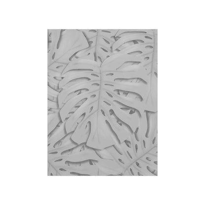 Soft Grey Monstera Botanical Print – Unframed Wall Art