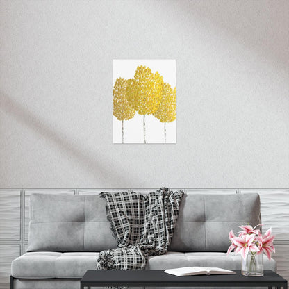Fall Aspen Print – Unframed Wall Art
