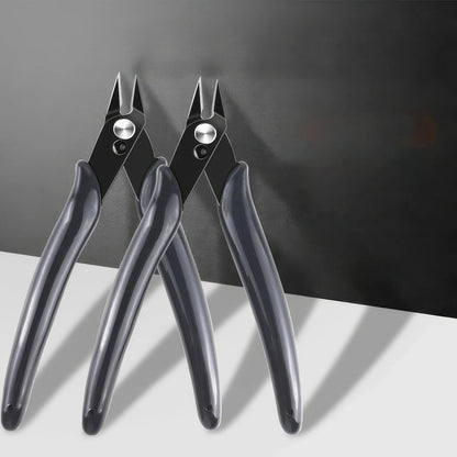 1/2 Piece Carbon Steel Wire Cutter, Black, Non Foldable, Suitable for Craft Wire Cutters, A Must-have Item for Families