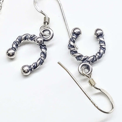 Handmade Sterling Silver Horseshoe Jewelry Limited Edition