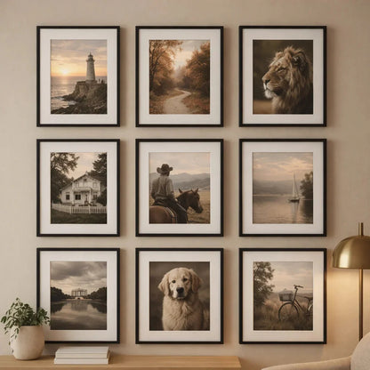 3pcs 30x40 50x70cm Picture Frames Aluminum Modern Photo Frame Black With Mat For Wall Art Mounting Canvas Print Home Decor