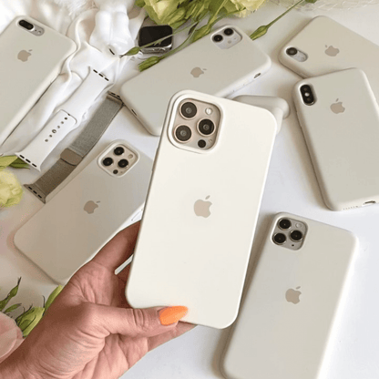 iPhone Silicone Case (Antique White)
