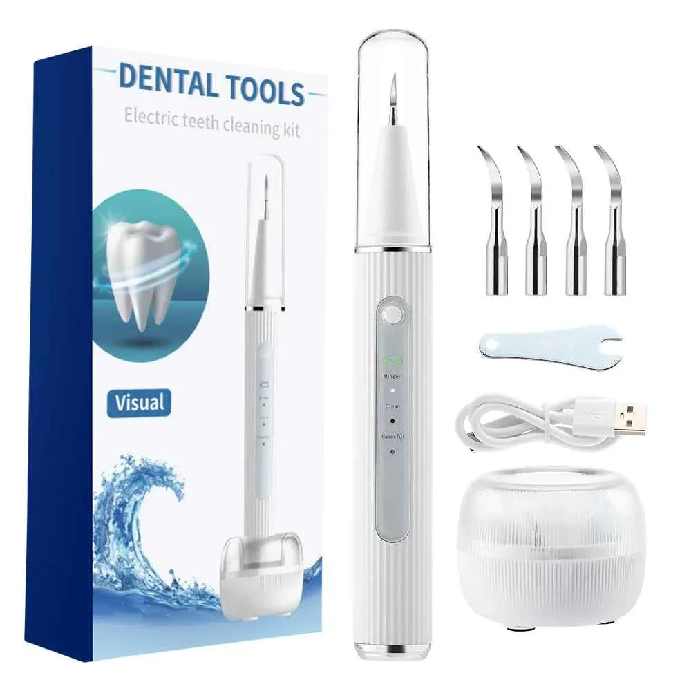 Visual Dental Scaler For Teeth Tartar Remover Electric Teeth Cleaner Tooth Calculus Plaque Remover Ultrasonic Stone Removal