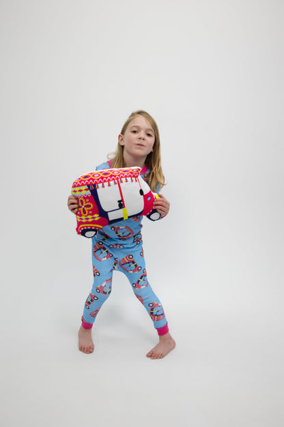 Pink Autos Custom-Shaped Pillow