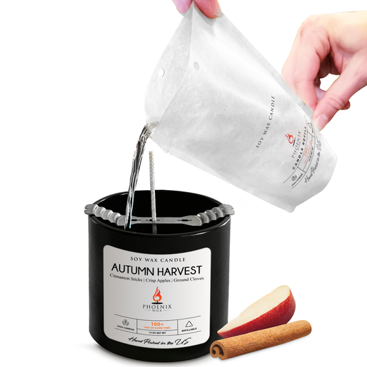 Autumn Harvest - Candle Making Kit + Jar