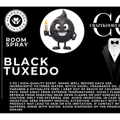 BLACK TUXEDO - Room Spray, 2oz