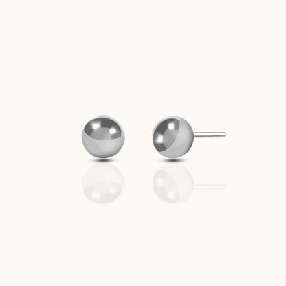 Ball Threadless Labret Flat Back Earring
