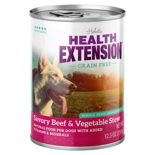 Health Extension Beef Stew Grain Free Dog Food Can (12.5oz)