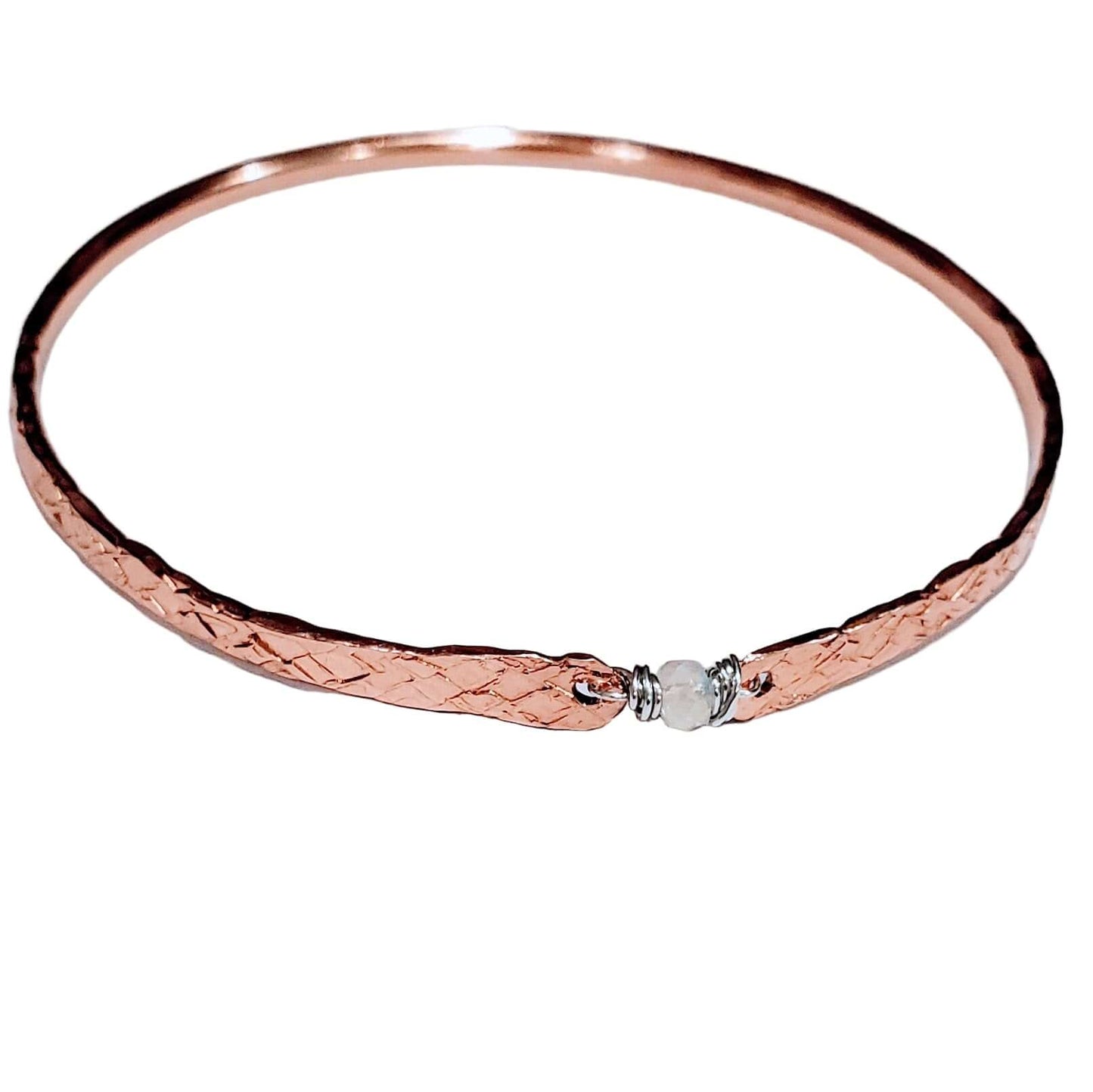 Copper Brides Bangle with Ethiopian Opal