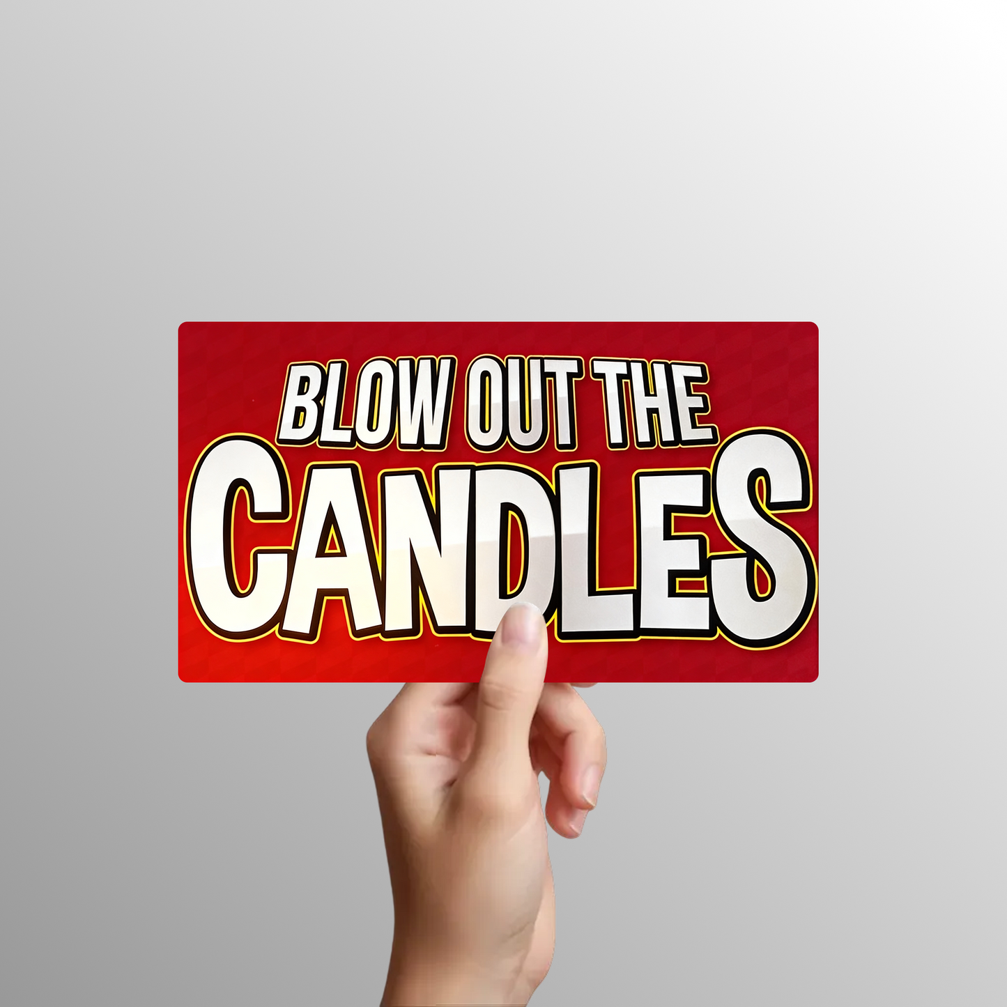 Birthday Photo Booth Props - 6 Double-Sided PVC Signs