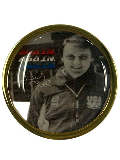 Herb Brooks Again Again Again Miracle on Ice 1980 Official Collectors Pin