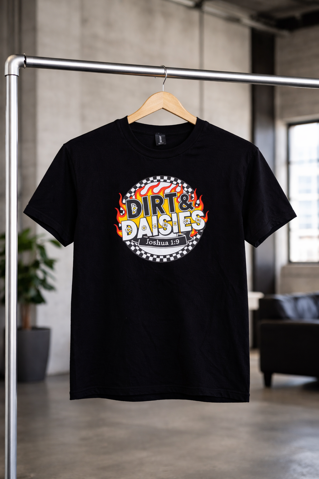 Checkered Fire - Tee
