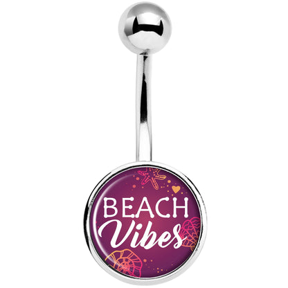 Tropical Paradise Beach Vibes Belly Ring