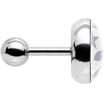 Star Tie Dye Alien Tragus Cartilage Earring