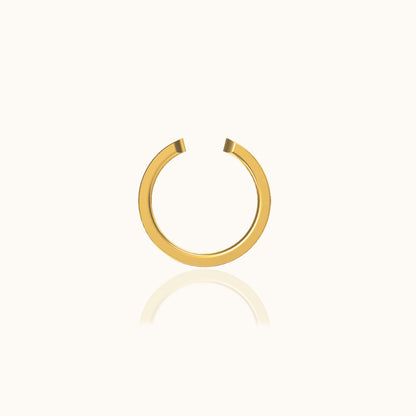 Single Green CZ Embellished Ear Cuff