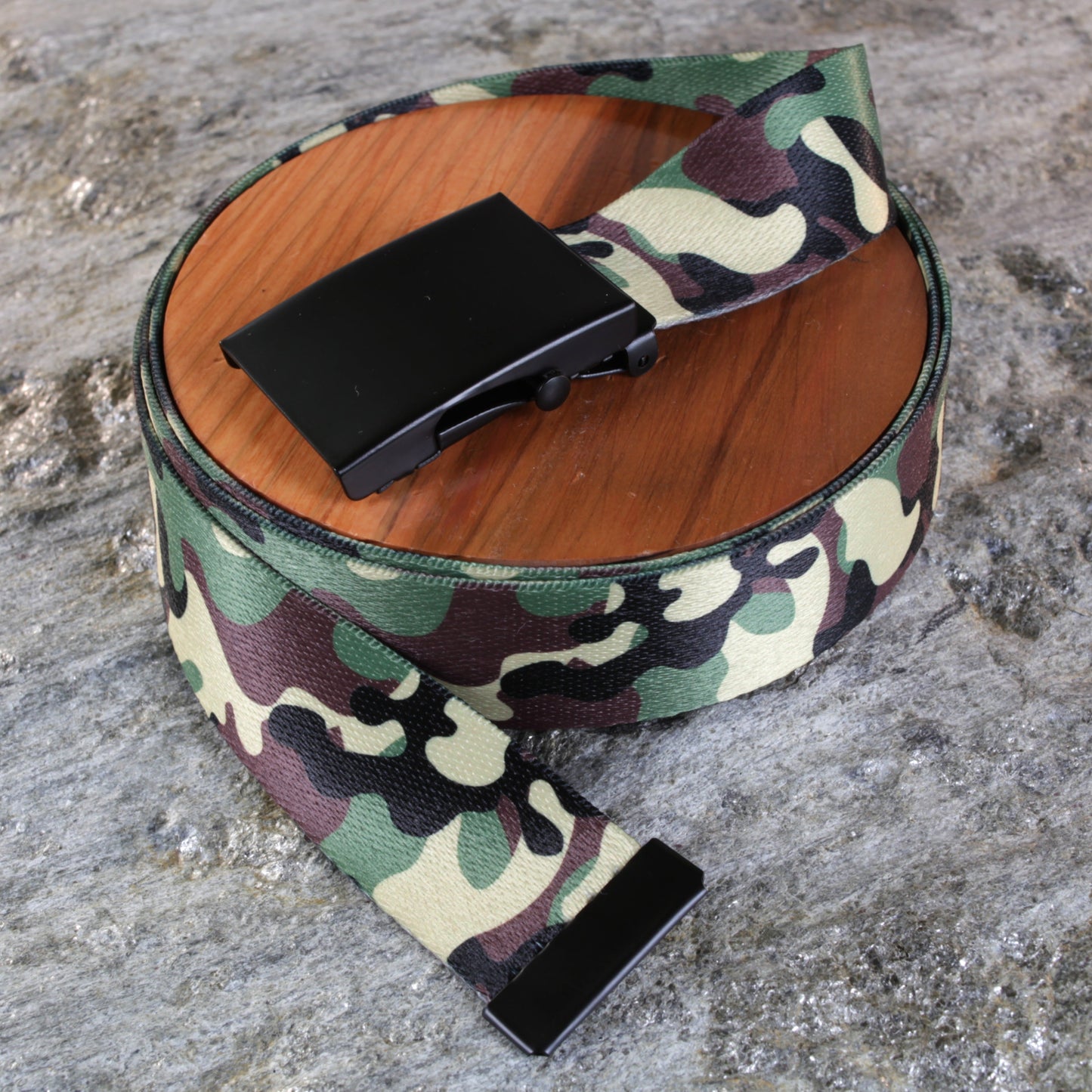 Classic Camo Belt – Adjustable Fit & Multiple Buckle Options