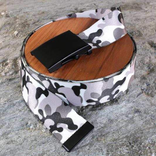 Classic Camo Belt – Adjustable Fit & Multiple Buckle Options