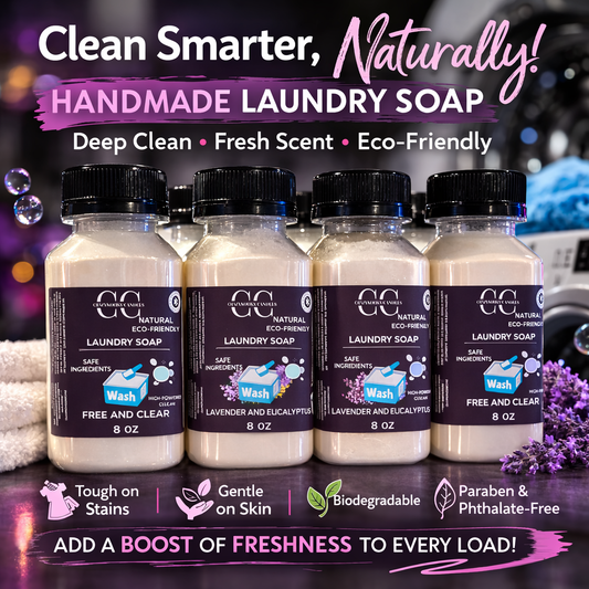 LAUNDRY SOAP - Handmade Laundry Soap, 1oz, 4oz, 8oz, 28oz
