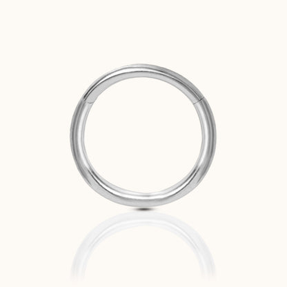 Classic Clicker 10mm Titanium Hinged Nap Hoop Earring