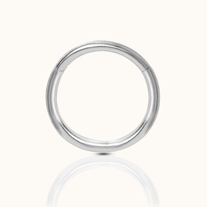 Classic Clicker 12mm Titanium Hinged Nap Hoop Earring