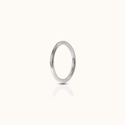 Classic Clicker 6mm Titanium Hinged Hoop Earring