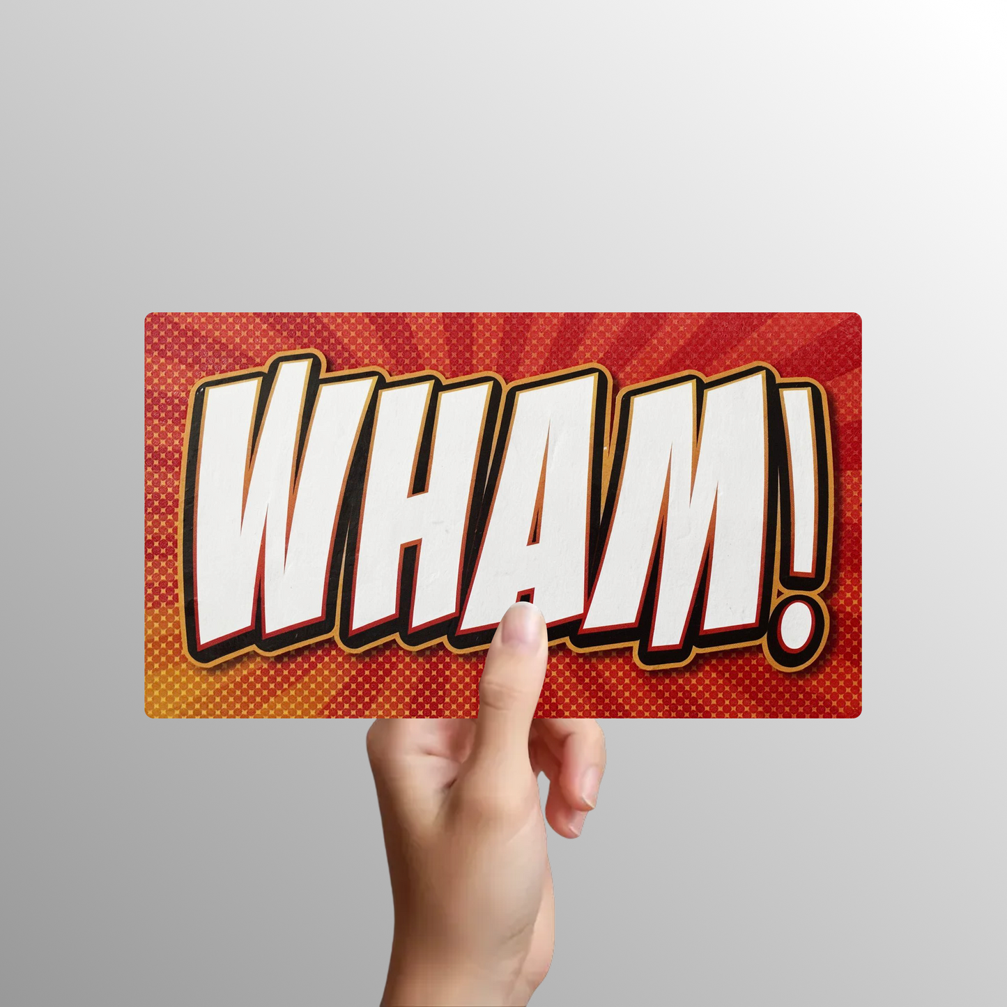 Comic Book Photo Booth Props - 6 Double-Sided Party Signs