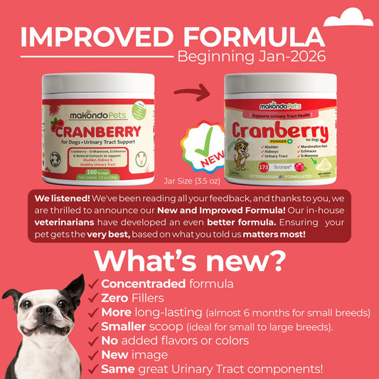 Cranberry for Dogs. Urinary Tract Support. 173 Scoops