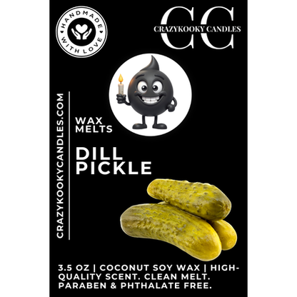 DILL PICKLE - Wax Melts, Scented Coconut Soy, 3.5oz