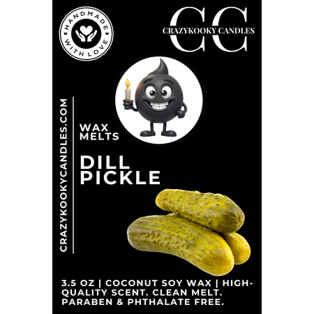 DILL PICKLE - Wax Melts, Scented Coconut Soy, 3.5oz