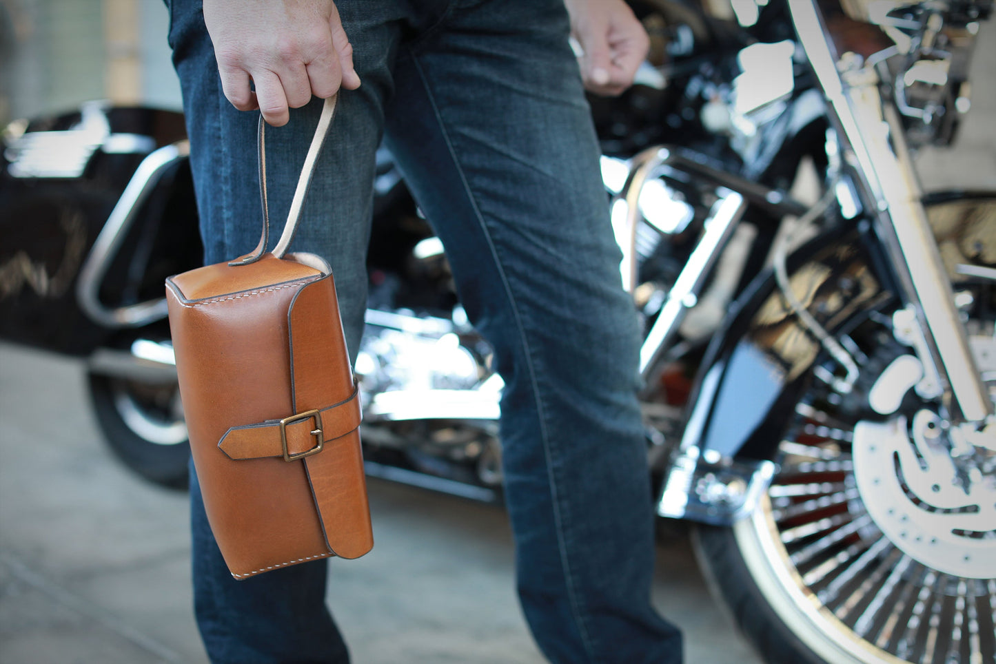 Leather Dopp Kit