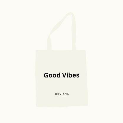 DOVIANA Signature Good Vibes Tote Bag